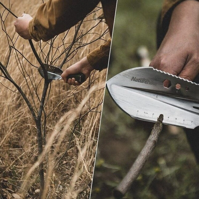 Лопата багатофункціональна Naturehike NH20GJ001, паракорд /нержавіюча сталь — Photo 3