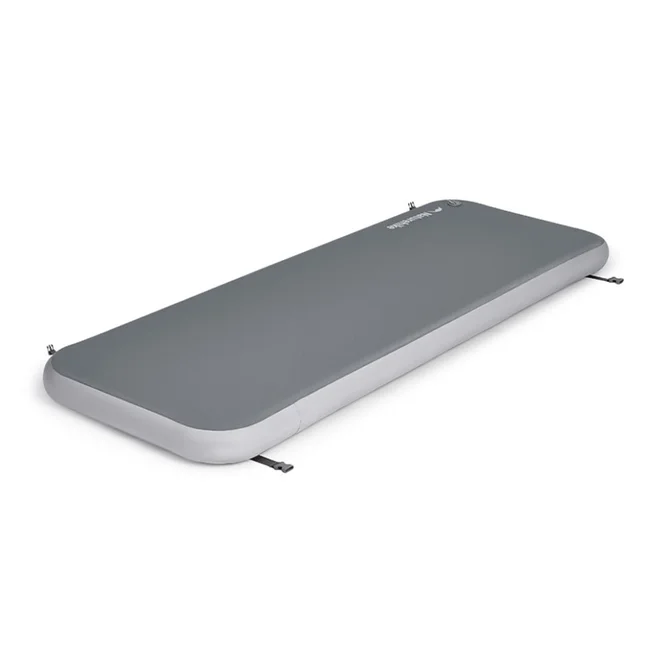 Матрас кемпинговый надувной одноместный Naturehike CNK2550WS039, 192x70x10 см, серый с ручным насосом