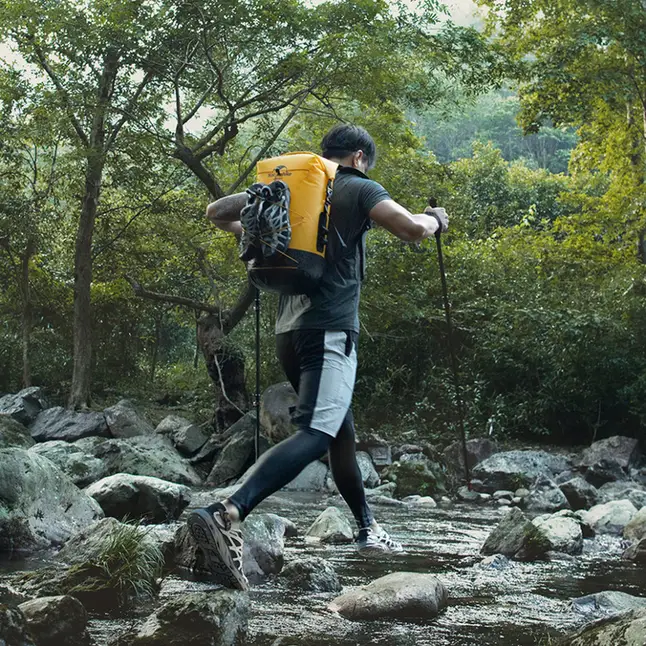 Рюкзак туристичний Naturehike NH21FSB04, 30 л, жовтий — Photo 2