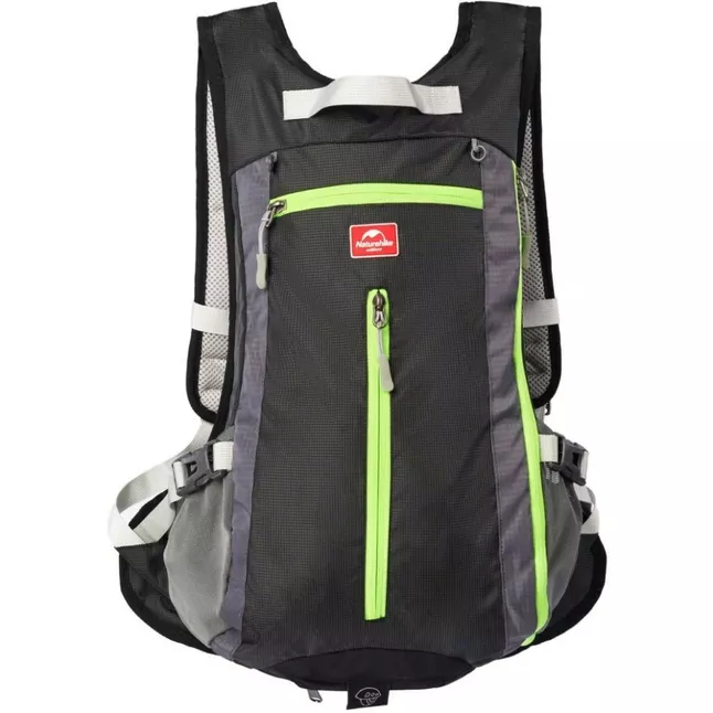 Велорюкзак з чохлом для шолома Naturehike 15 л sky blue NH15C001-B, блакитний — Photo 1