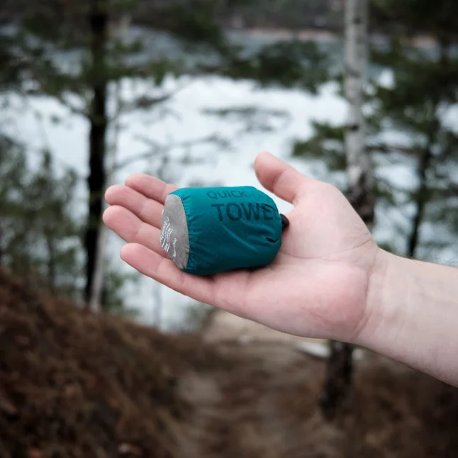 Рушник Naturehike MJ01 Ultralight NH19Y001-J, 80 см х 40 см, смарагдовий — Photo 4