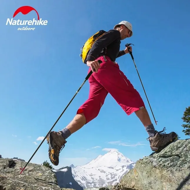 Трекінгова палиця Naturehike ST08 NH18D020-Z, 120 см, бордова — Photo 4