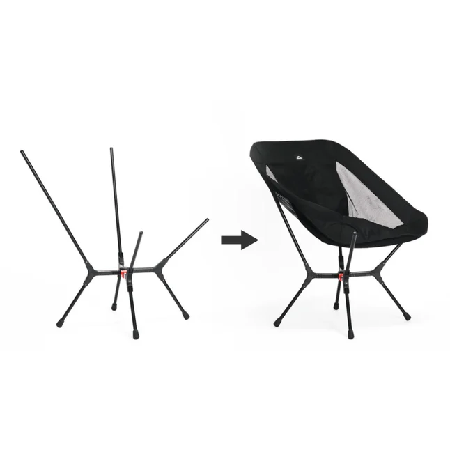 Стілець складаний ультралегкий Naturehike CNK2550JJ013 Yamami YL01, розмір М, алюміній, оливковий — Photo 7