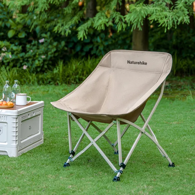 Стілець складаний Naturehike Stellaluna T04 CNK2550JJ022, вуглецева сталь, чорний — Photo 5