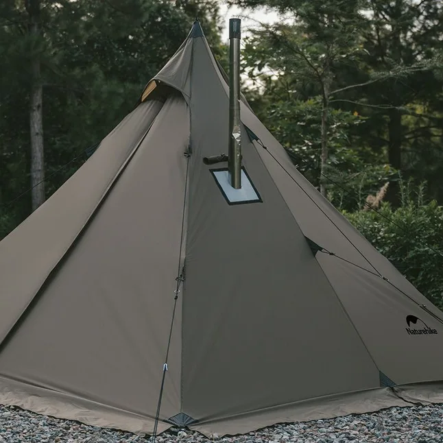 Намет із гострою верхівкою Naturehike CNK2300ZP025, коричневий — Photo 5