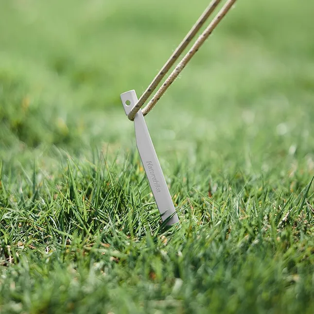Кілки алюмінієві Naturehike CNK2300ZP016, 20 см , сріблясті (8 шт) — Photo 2