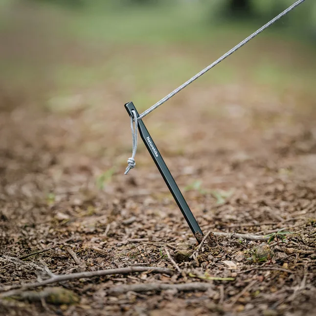 Кілки туристичні полегшені Naturehike CNK2650PJ014, V-подібні, 14 см, 6 шт, сірий — Photo 2