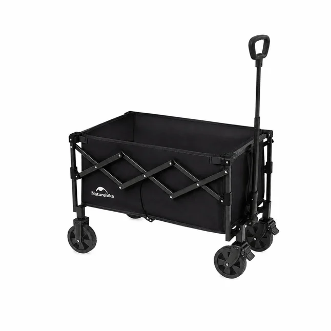 Візок туристичний складаний Naturehike Light CNK2350JJ012, 70 л, чорний