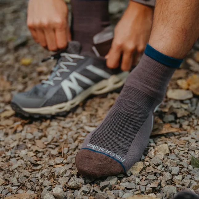 Шкарпетки туристичні високі Naturehike CYY2551FS011, L, темно-сірий — Photo 1