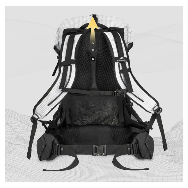 Рюкзак туристичний Naturehike Helium CNK2450XB016, 40 л, чорний, M — Photo 4