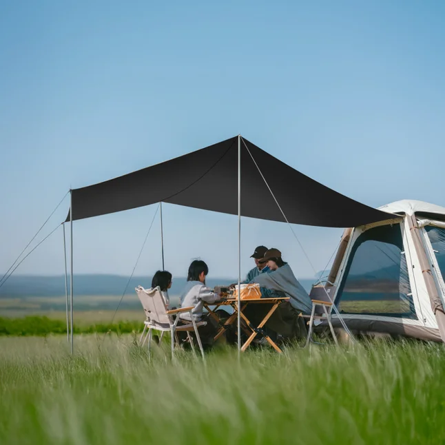 Намет чотиримісний автоматичний надувний із тентом Naturehike Ango CNK2550WS017, коричневий — Photo 7