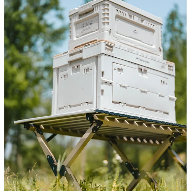 Складаний стіл Naturehike Star Jane T01 CNK2550JJ018, 89х60 см, вуглецева сталь, чорний — Photo 2