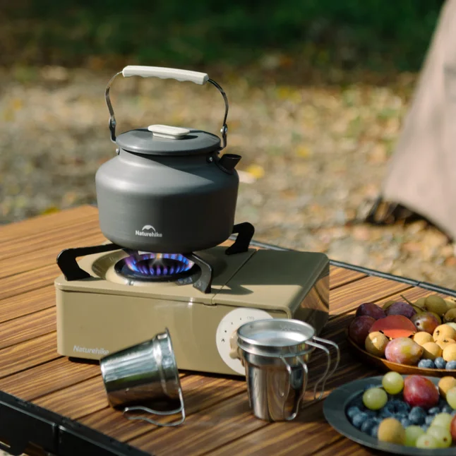 Кемпінговий чайник Naturehike CNK2450CF030 1,4 л, алюміній — Photo 4