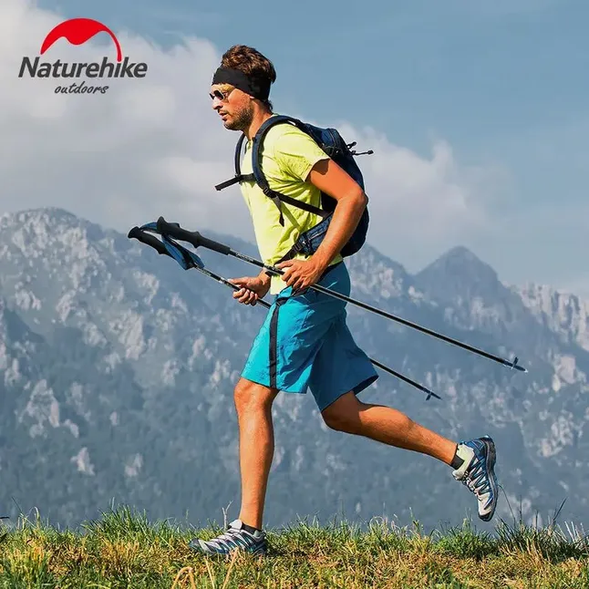 Трекінгова палиця Naturehike ST08 NH18D020-Z, 120 см, бордова — Photo 5