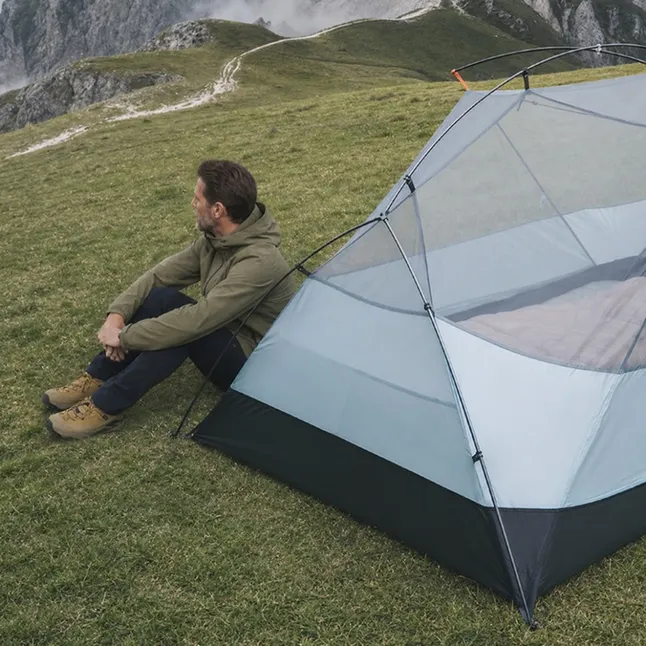 Намет надлегкий тримісний Naturehike Mongar CNK2650WS014, 210T, зелений — Photo 4