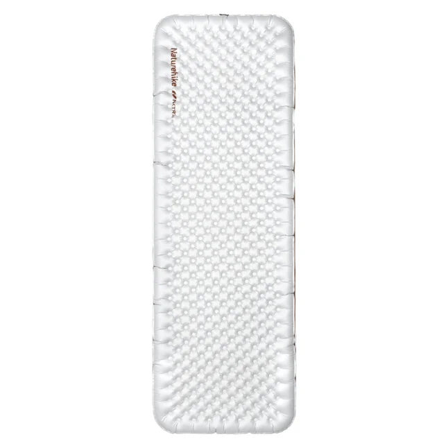 Матрац туристичний надувний одномісний ультралегкий Naturehike Tuye R5.8 CNK2650WS031, 196 × 64 х 9 см, сріблястий