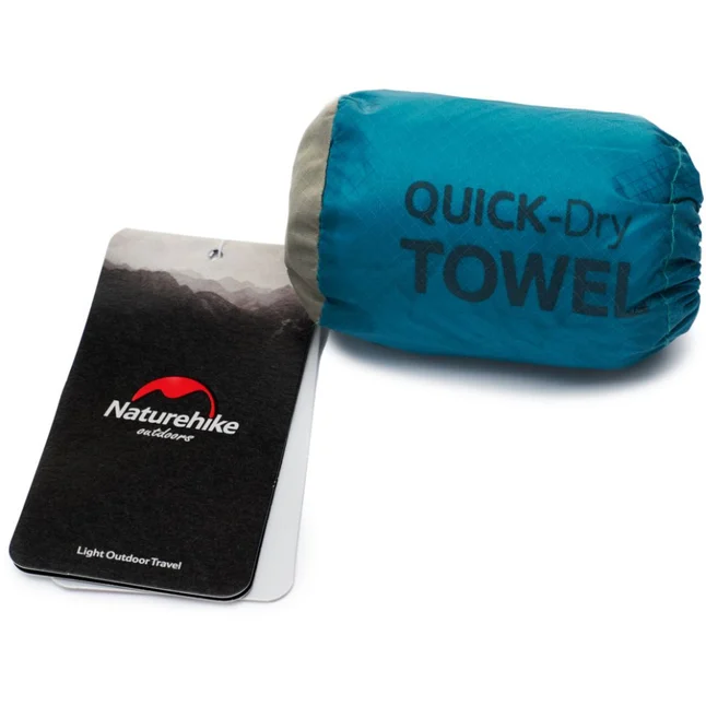 Рушник Naturehike MJ01 Ultralight NH19Y001-J, 80 см х 40 см, смарагдовий — Photo 7