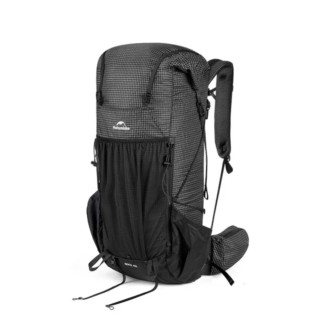 Рюкзак туристичний Naturehike Rock Series Hiking Backpack 2.0 CNK2550XB018, 45 л, L, чорний