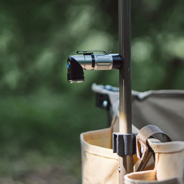 Ліхтар з кліпсою Naturehike CNK2450ZM013, чорно-сірий — Photo 8