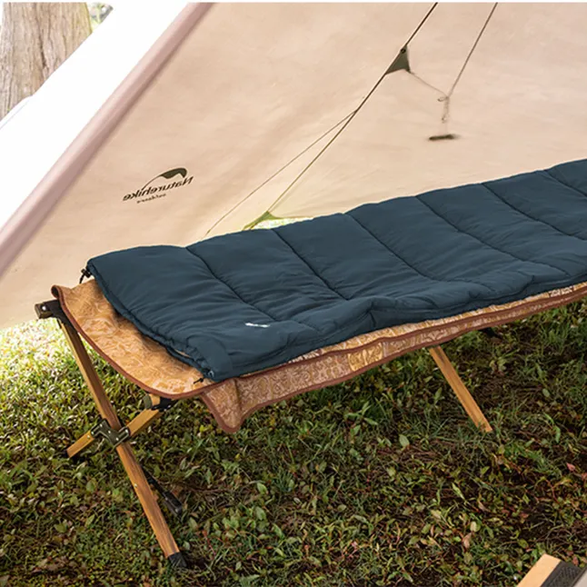 Спальний мішок Naturehike F150 NH22MSD05, правий, темно-блакитний — Photo 1