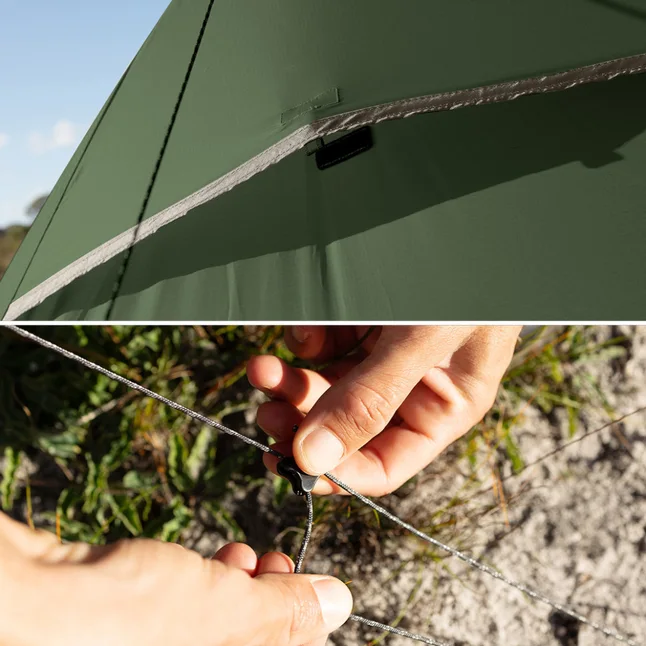 Намет надлегкий тримісний Naturehike Cloud Up Pro CNK2350WS020, 20D, зелений — Photo 4