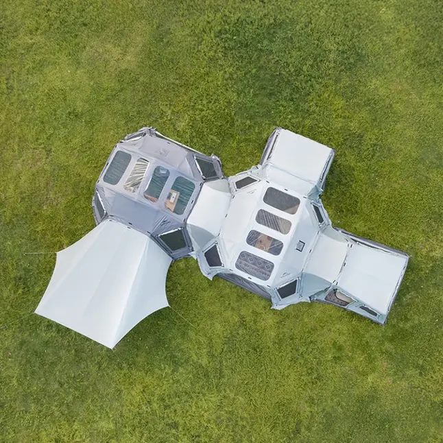 Намет восьмимісний надувний Naturehike Gen Air FL CNK2550WS046, сірий — Photo 2