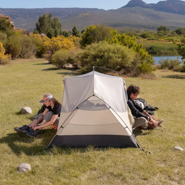 Намет надлегкий двомісний Naturehike Mongar Hiking Tent Pro CNK2550WS037, 20D, зелений — Photo 1