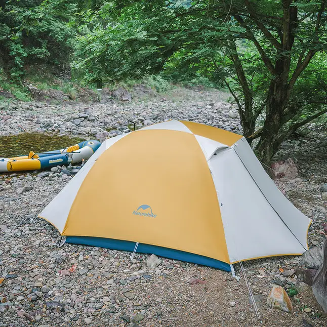 Намет двомісний Naturehike CNK2300ZP024, жовтий — Photo 2