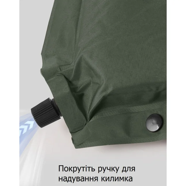 Матрац з подушкою ортопедичний одномісний Naturehike CNK2450WS020, самонадувний, 200х63х10 см, бежевий — Photo 5