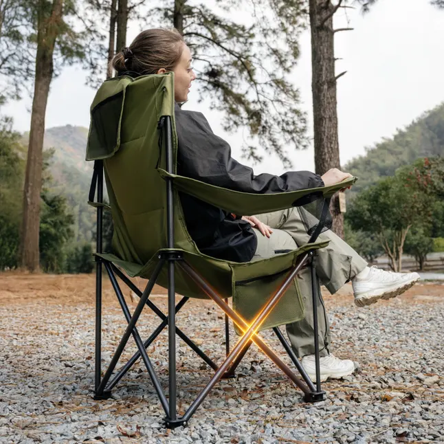 Комплект із крісел туристичних складаних (2 шт.) Naturehike ComfortMax Star T01 CNK2550JJ029, синій — Photo 4