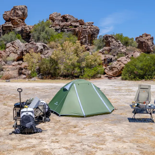 Намет тримісний Naturehike Bleik Series Tent CNK2550WS038, зелений (6977465863492) — Photo 3