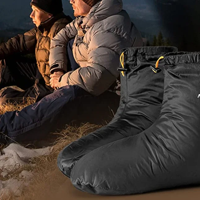 Черевики на гусячому пуху Naturehike NH18S023-T, розмір 36-40, чорні — Photo 4