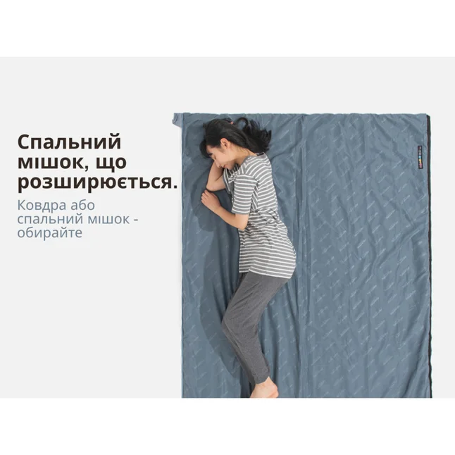 Спальний мішок Naturehike LW180 Mini NH21MSD04, лівий, XL, темно-зелений — Photo 9
