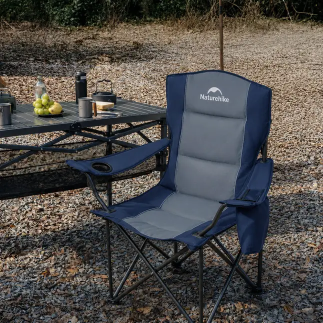 Комплект із крісел туристичних складаних (2 шт.) Naturehike ComfortMax Star T01 CNK2550JJ029, синій — Photo 1