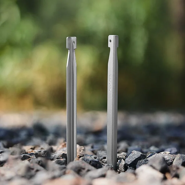 Кілки алюмінієві Naturehike CNK2300ZP016, 20 см , сріблясті (8 шт) — Photo 9