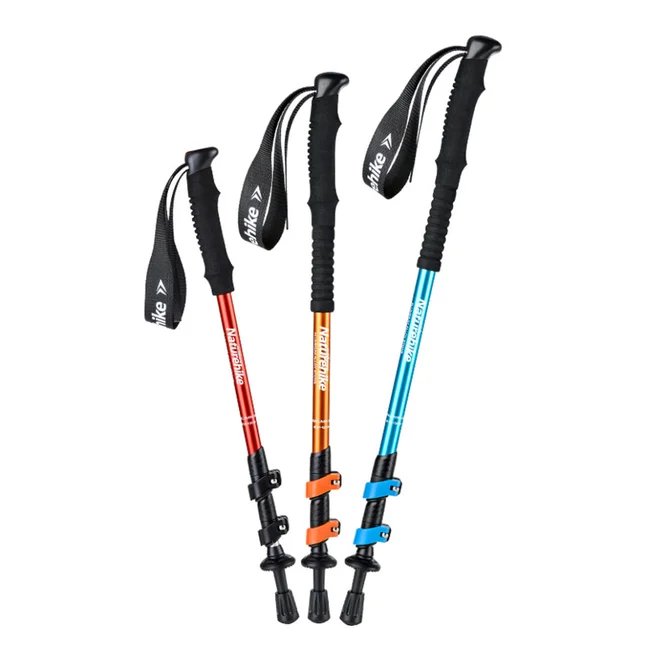 Трекінгова палиця 3-сек. Naturehike Women 6061 AL NH17D001-Z, 57-120 см, алюміній, золотиста — Photo 5