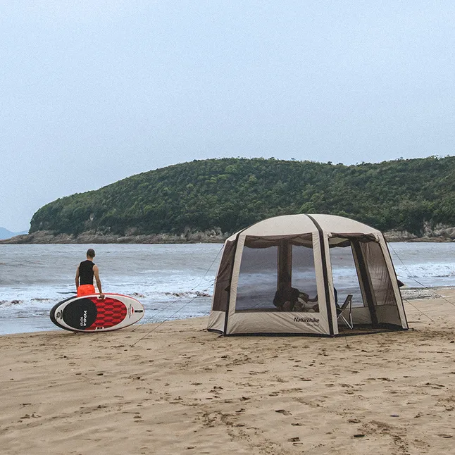 Тент для кемпінгу Naturehike Hexagon Inflatable NH20TM002 380*329*220 (пошкодження/спускає повітря) — Photo 7
