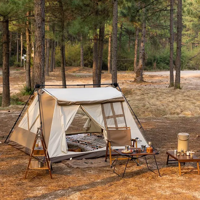 Намет з навісом Naturehike CNH22ZP029, світлий коричневий — Photo 4