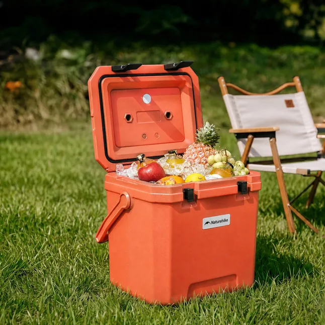Туристический холодильник Naturehike Whales-PRO PU CNK2650CF012, 24 л, оранжевый — Photo 1