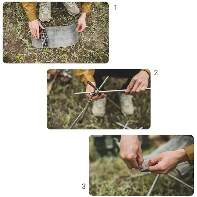 Чаша для багаття Naturehike NH20SK001 20CJ складана — Photo 3