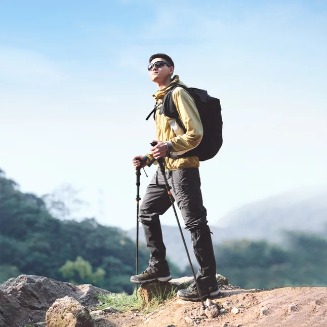 Трекінгова палиця Naturehike CNK2450DS012, 115-135 см, синя — Photo 3