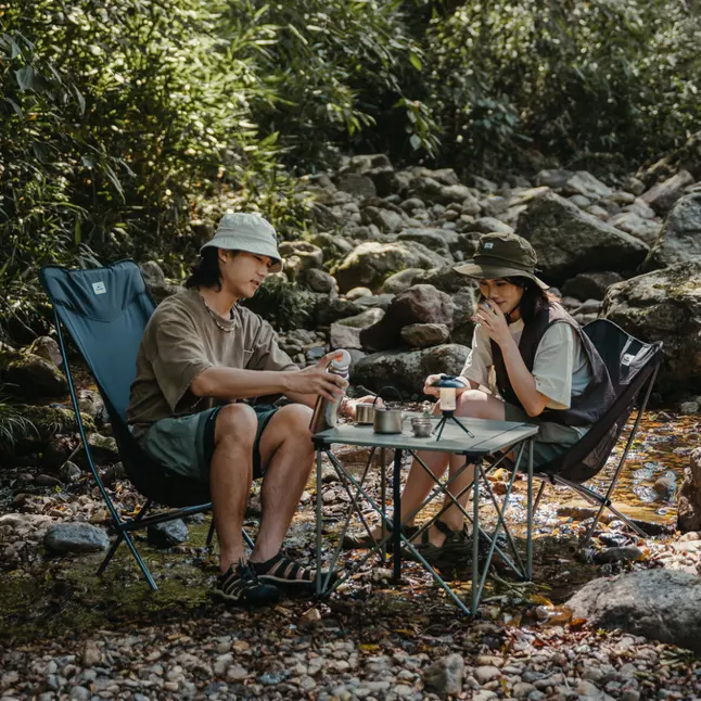 Стілець складаний ультралегкий Naturehike Stellaluna L04 CNK2450JJ015, розмір L, алюміній, сірий — Photo 10