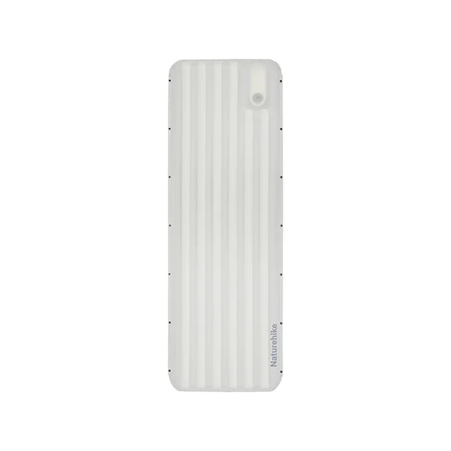 Матрац туристичний надувний одномісний Naturehike CNK2450WS034, 198х68х9.5 см, білий, для кемпінгу із мішком для надування