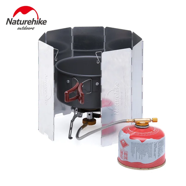 Вітрозахисний екран для пальника Naturehike NH 10 NH20CJ008 steel — Photo 2