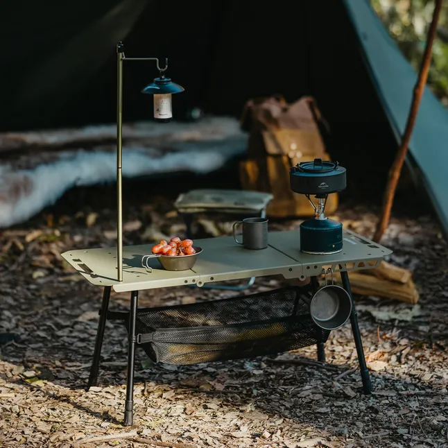Складаний стіл Naturehike CNK2450JJ025, 80х40 см, алюміній, оливковий — Photo 3