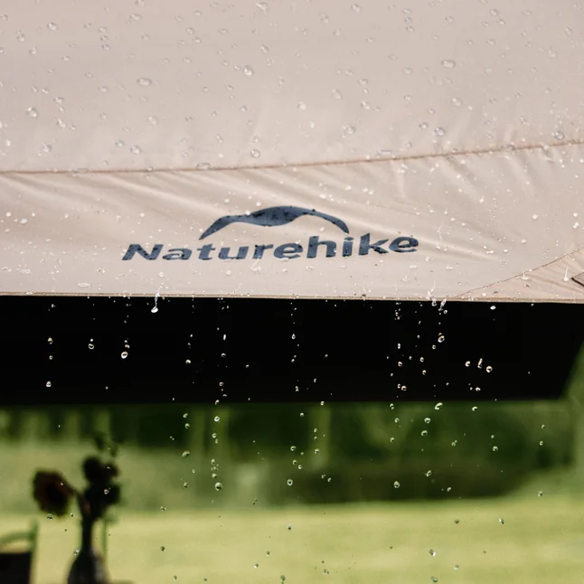 Тент-навіс Naturehike CNK2350WS015 Cloud Skies Tarp Lite, 550x465 см, коричневий — Photo 6
