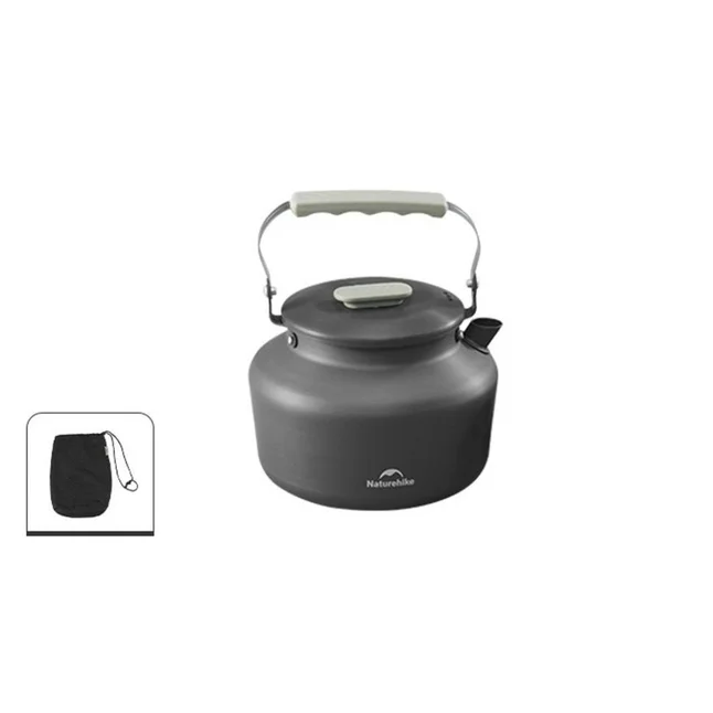 Кемпінговий чайник Naturehike CNK2450CF030 1,4 л, алюміній — Photo 1