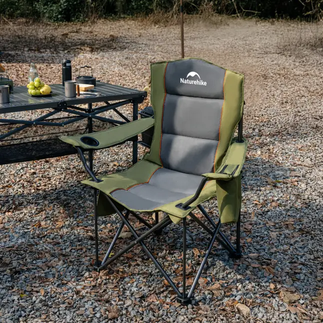 Комплект із крісел туристичних складаних (2 шт.) Naturehike ComfortMax Star T01 CNK2550JJ029, зелений — Photo 7