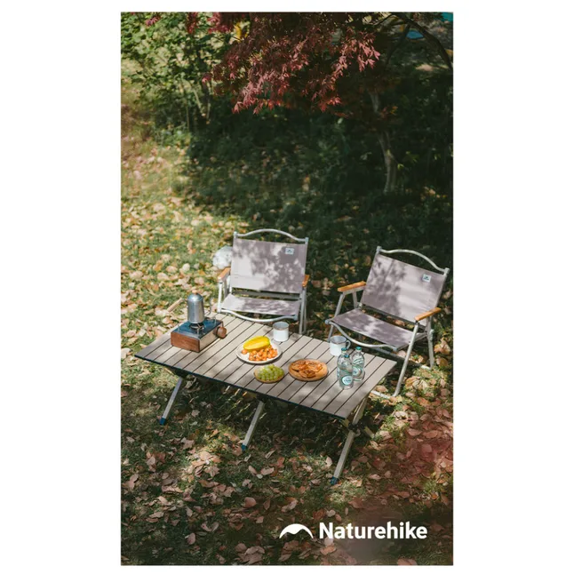 Складаний стіл Naturehike Star Jane T01 CNK2550JJ018, 89х60 см, вуглецева сталь, бежевий — Photo 11