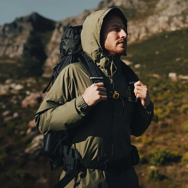 Рюкзак туристичний Naturehike NH70B070-B, 70 л + 5 л, світло-коричневий — Photo 9
